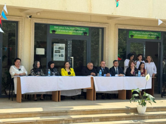 Səbail rayonunun ümumtəhsil məktəblərində “Son zəng” tədbirləri keçirilib