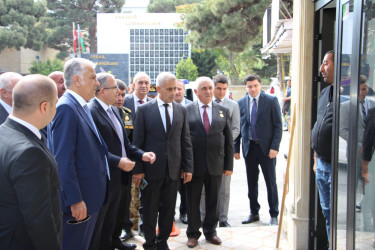 Badamdar qəsəbəsində aparılan abadlıq və təmir-bərpa işlərinə baxış keçirilib