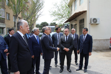 Rayon İcra Hakimiyyətinin başçısı Badamdar qəsəbəsində əraziyə baxış keçirib