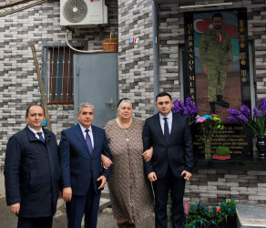 Səbail rayonunda Novruz bayramı münasibətilə şəhidlərin ailə üzvləri ziyarət olundu