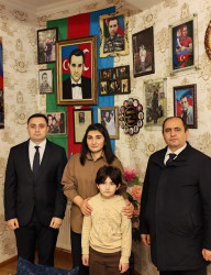 Səbail rayonunda Novruz bayramı münasibətilə şəhidlərin ailə üzvləri ziyarət olundu