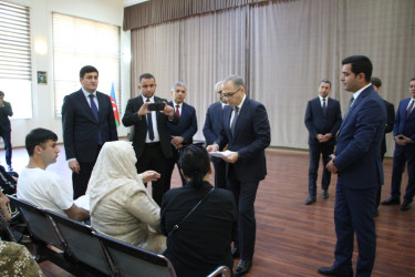 Rayon İcra Hakimiyyətinin başçısı Bayıl yaşayış massivində sakinlərlə səyyar qəbul keçirmişdir