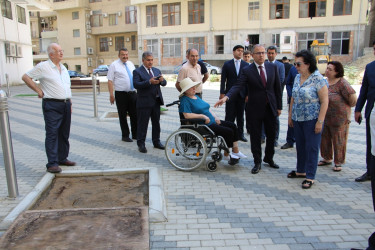 Rayon İcra Hakimiyyətinin başçısı sakinlərin müraciətləri ilə əlaqədar məsələyə yerində baxış keçirib