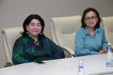Səbail Rayon İcra Hakimiyyətində Nizami Kino Mərkəzinin direktor müavini Azru Əhədova ilə yubileyi münasibətilə görüş keçirilmişdir