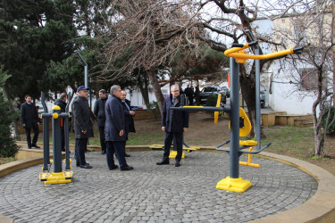 Rayon İcra Hakimiyyətinin başçısı tərəfindən “Mənzərə” parkına baxış keçirilib
