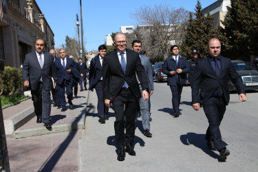 Rayon İcra Hakimiyyətinin başçısı Badamdar qəsəbəsində əraziyə baxış keçirmişdir