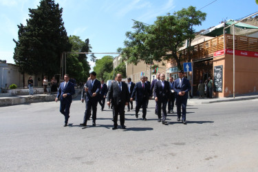 Rayon İcra Hakimiyyətinin başçısı 20-ci sahə yaşayış massivində sakinlərin müraciətlərini dinləmiş və əraziyə baxış keçirmişdir