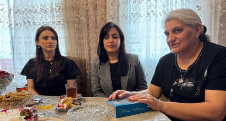Səbail rayonunda şəhidlərin  ailə üzvləri ziyarət olunur