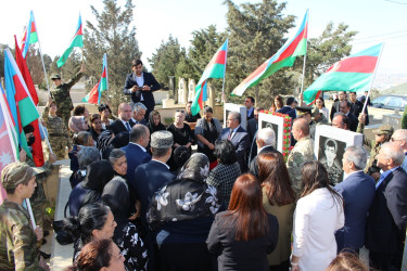 Şəhid Yusif Budaqovun doğum günü münasibətilə məzarı ziyarət olundu