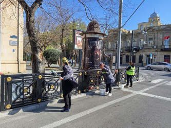 Səbail rayon ərazisində növbəti iməcilik işləri həyata keçirilmişdir