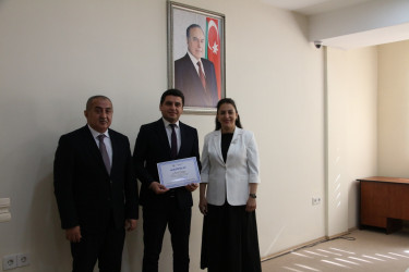 Səbail Rayon İcra Hakimiyyətində “Mülkiyyət hüququnun qorunması və Avropa Konvensiyası” mövzusunda təlim keçirilmişdir
