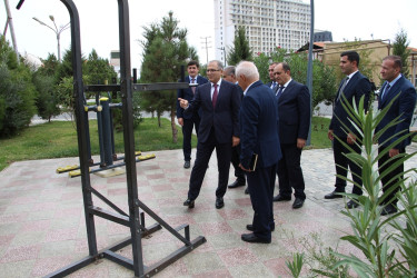 Rayon İcra Hakimiyyətinin başçısı Gülbala Əliyev küçəsinə baxış keçirmişdir