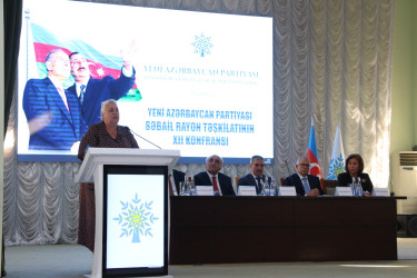 YAP Səbail Rayon təşkilatının XII konfransı keçirilib