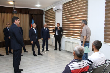 Rayon İcra Hakimiyyətinin başçısı sakinlərlə səyyar görüş keçirmişdir