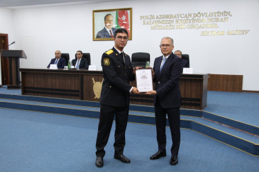 Səbaildə Azərbaycan Polisinin yaranmasının 108-ci ildönümünə həsr olunmuş tədbir keçirilib