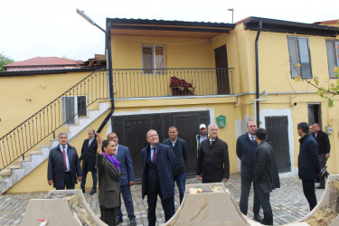 Bibiheybət qəsəbəsində aparılan abadlıq işlərinin ikinci mərhələsi sürətlə davam edir