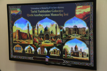 Səbail rayonunda “Tarixi yaddaşdan gələcəyə: Qərbi Azərbaycanın Memarlıq İrsi” mövzusunda tədbir keçirilmişdir