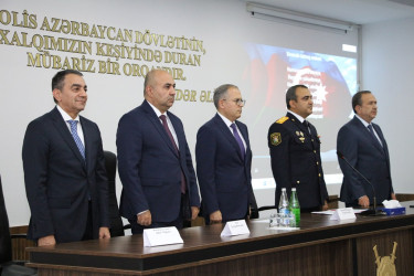 Səbaildə 2 İyul - Azərbaycan Polisi Gününə həsr olunmuş tədbir keçirilib