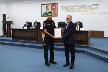 Səbaildə Azərbaycan Polisinin yaranmasının 108-ci ildönümünə həsr olunmuş tədbir keçirilib