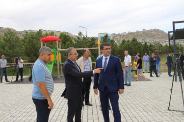 Səbail rayonunda aparılan abadlıq-quruculuq işləri uğurla davam etdirilir