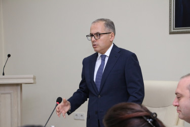 Səbail Rayon İcra Hakimiyyətində 31 dekabr - Dünya Azərbaycanlılarının Həmrəylik Günü və Yeni il münasibəti ilə tədbir keçirilmişdir