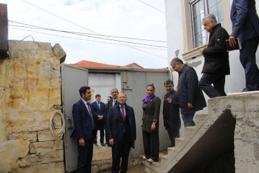 Bibiheybət qəsəbəsində aparılan abadlıq işlərinin ikinci mərhələsi sürətlə davam edir