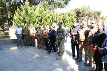 27 sentyabr - Anım Günü ilə bağlı Badamdar qəsəbəsində “Şəhidlər abidəsi” ziyarət edilmişdir