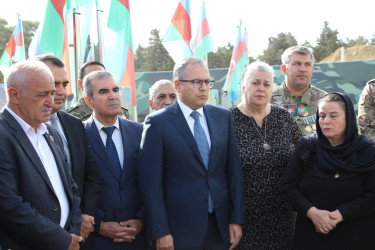 Azərbaycan Silahlı Qüvvələrinin mayoru İlkin Əhədzadənin şəhid olmasının ildönümü ilə əlaqədar II Fəxri Xiyabandakı məzarı ziyarət olundu