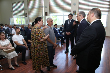 Rayon İcra Hakimiyyətinin başçısı Bayıl yaşayış massivində sakinlərlə səyyar qəbul keçirmişdir