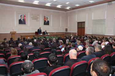 Səbail Rayon İcra Hakimiyyətində mülki müdafiə sahəsində kompleks yoxlamaların yekunlarına dair müşavirə keçirilmişdir