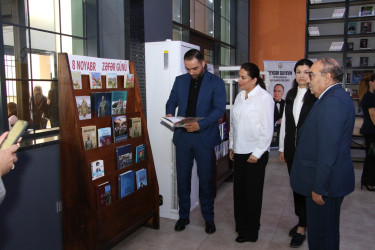8 Noyabr – Zəfər Gününə həsr edilmiş “Vətən Müharibəsi Qəhrəmanları ilə bir gün” mövzusunda görüş