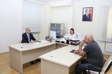 Səbail Rayon İcra Hakimiyyətində keçirilən vətəndaş qəbulları