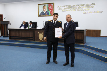 Səbaildə Azərbaycan Polisinin yaranmasının 108-ci ildönümünə həsr olunmuş tədbir keçirilib