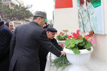 Vətən müharibəsi şəhidi Əli Nağıyevin doğum günü ilə əlaqədar ailə üzvləri ziyarət olunub