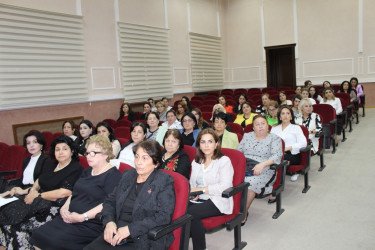 Səbaildə “Heydər Əliyev və Azərbaycanda qadın siyasəti” adlı konfrans keçirilmişdir