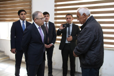 Rayon İcra Hakimiyyətinin başçısı sakinlərlə səyyar görüş keçirmişdir
