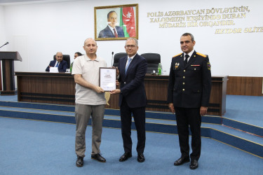 Səbaildə Azərbaycan Polisinin yaranmasının 108-ci ildönümünə həsr olunmuş tədbir keçirilib