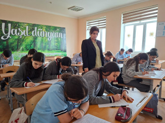 Səbail rayonunun ümumtəhsil məktəblərində "Uşaqların hüquqları və məsuliyyətləri" mövzusunda maarifləndirici sorğular keçirilir