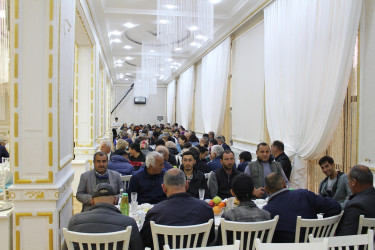 Səbail rayonunda iftar süfrəsi təşkil olundu