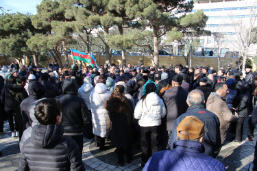 Rayon İcra Hakimiyyətinin başçısının Badamdar qəsəbəsi Heydər Əliyev parkında sakinlərlə görüşü