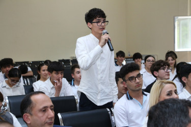 Səbail rayonunda “Heydər Əliyev və Milli Memarlıq Dəyərlərinin Qorunması və İnkişafı” mövzusunda panel müzakirə keçirilmişdir