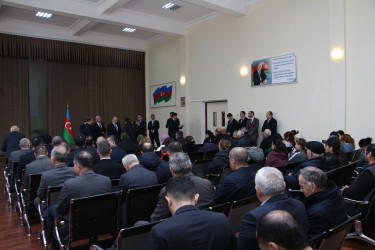 Rayon İcra Hakimiyyətinin başçısı Bayıl yaşayış massivində sakinlərlə səyyar qəbul keçirmişdir