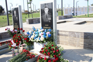 27 sentyabr - Anım Gününün ildönümü ilə əlaqədar Hərbi Memorial Məzarlıq ziyarət olundu