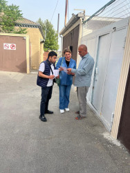 Səbail rayonunda “İnsan Hüquqları Aylığı” çərçivəsində maarifləndirici sorğu keçirilmişdir