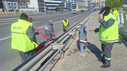 Səbail rayon ərazisində növbəti iməclik işləri həyata keçirilmişdir