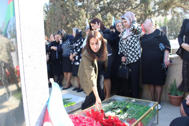 Şəhid Yusif Budaqovun doğum günü münasibətilə məzarı ziyarət olundu