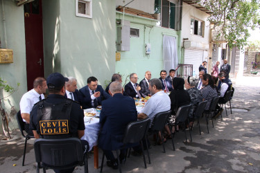 Rayon İcra Hakimiyyətinin başçısı şəhid valideynləri ilə görüş keçirmişdir