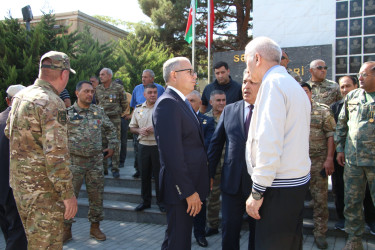 27 sentyabr - Anım Günü ilə bağlı Badamdar qəsəbəsində “Şəhidlər abidəsi” ziyarət edilmişdir