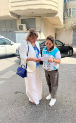 Səbail rayonunda “İnsan Hüquqları Aylığı” çərçivəsində maarifləndirici sorğu keçirilmişdir