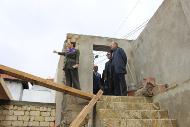 Bibiheybət qəsəbəsində aparılan abadlıq işlərinin ikinci mərhələsi sürətlə davam edir